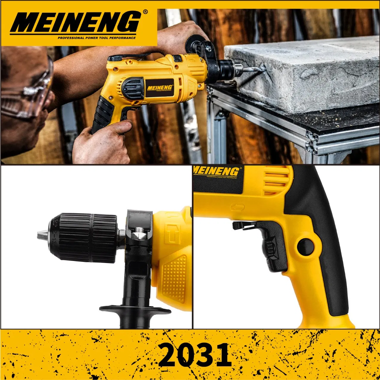 2031 Precision Electric Drill for Professional and DIY Projects