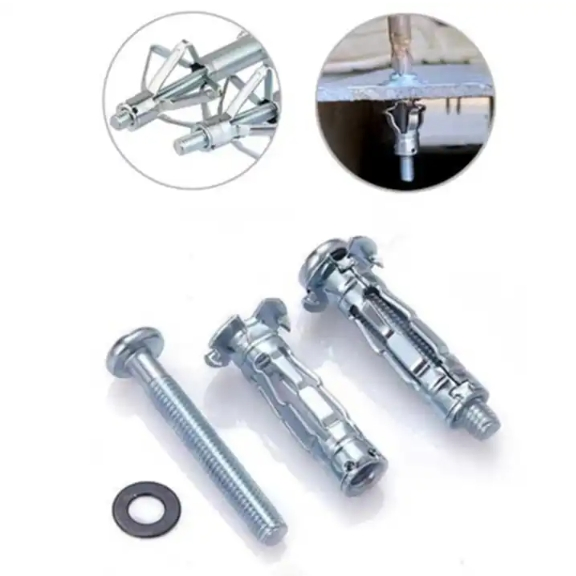 Whited Zinc Plated Drywall Anchors for Hollow Wall Construction