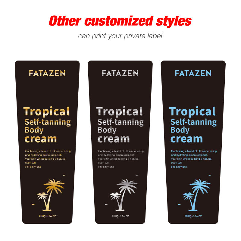 3hrs Instant Dark Tanning Lotion Butter Body Care Sunscreen Suntan Oil Skincare OEM Self Tanner Sunless Tanning Cream for Body