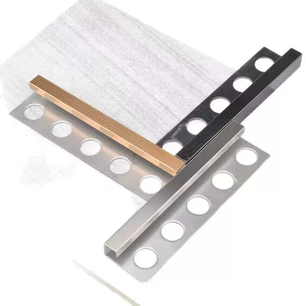 12*20 High-Quality Square Designed for Tile Edgingstainless Steel Decorative Strip Trim