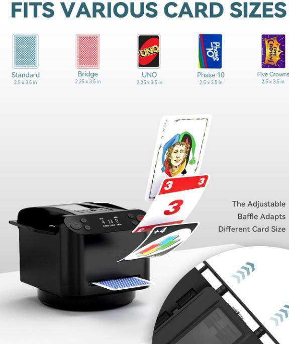 2-in-1 Auto Card Shuffler and Dealer Machine, Prices Are Negotiable