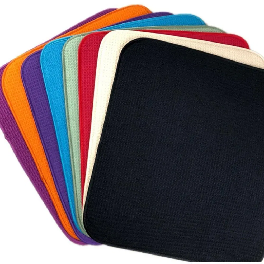 Reversible Microfiber Dish Drying Mat Standard Size Absorbent Kitchen Pad Mi22132