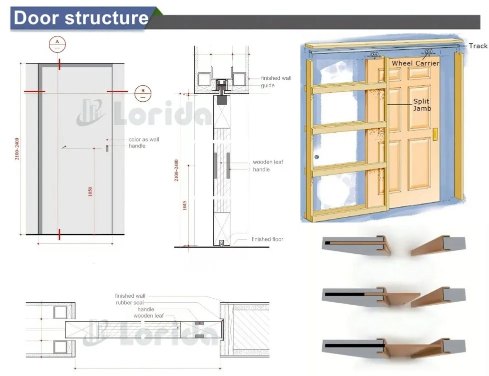 Extra-Large and Ultra-High Wooden Entrance Door