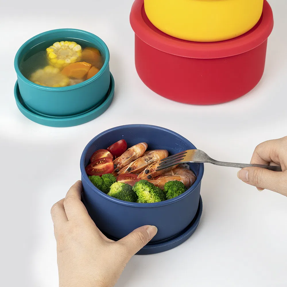 Silicone Round Food Grade Baby Use Container