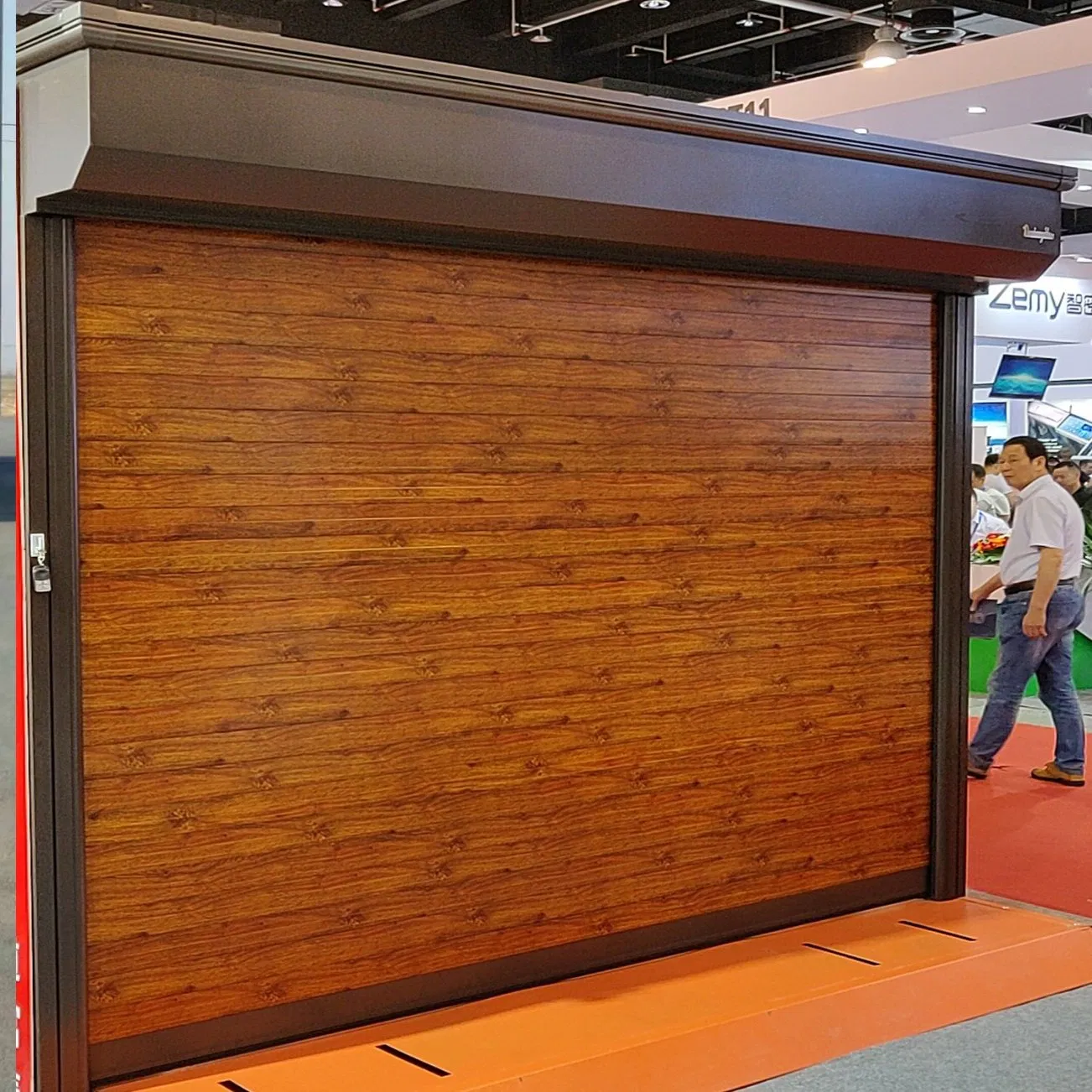 Inorganic Cloth Fireproof Rolling Industrial Shutter Doors Exterior Door Shutters