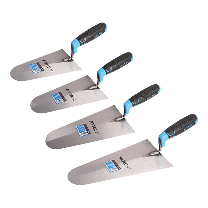 Fixtec Wholesale Heavy Duty Construction Tools Kit 7/8/9/10" Plastic Handle Bricklaying Trowel