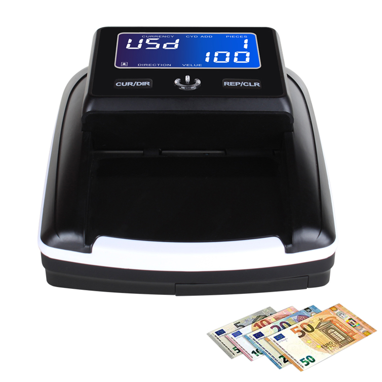 Financial Equipment Cash Counting Banknote Counter Counterfeit Detector with Mg IR Bill Detector with Value Counting Banknote Detector with Pieces Counting