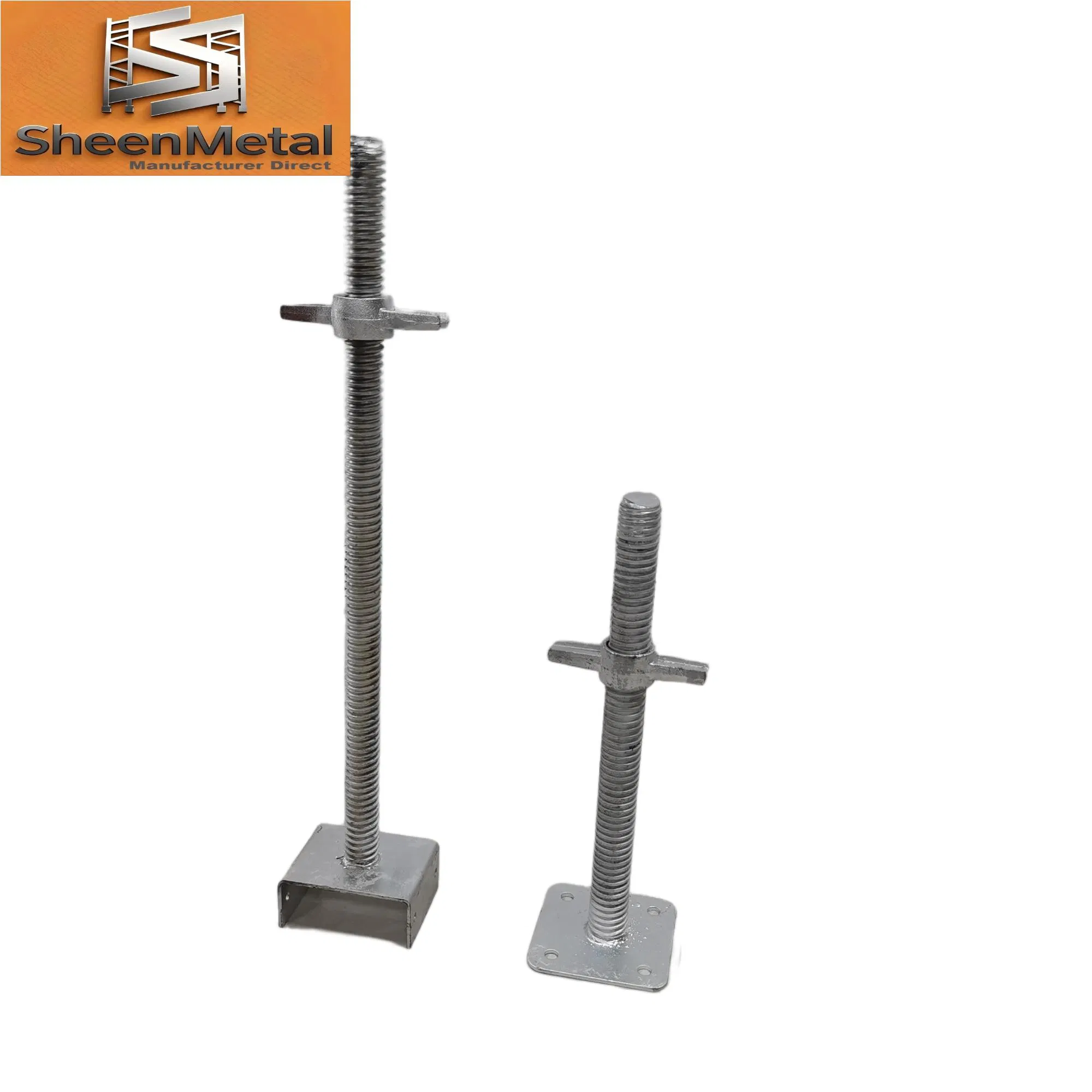 Galvanized Scaffolding Accessories Screw U Head Jack Scaffolding Jack Base