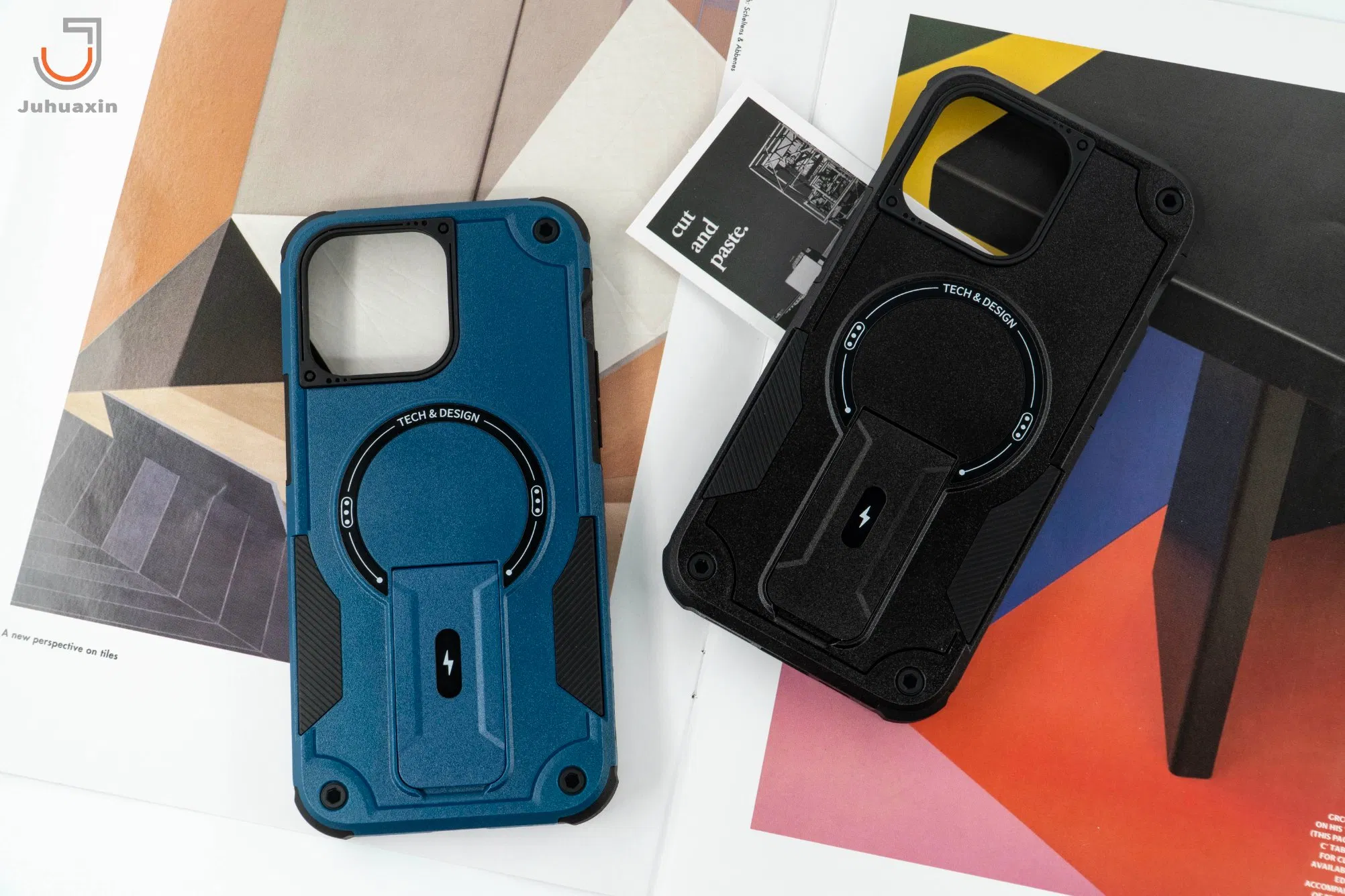 Hot Selling Mobile Accessories Holder Mobile Phone Protective Cover Funda De cellular Lanyard Hard Shell Antifall 	Phone Cases for Samsung Tecno iPhone 11 15