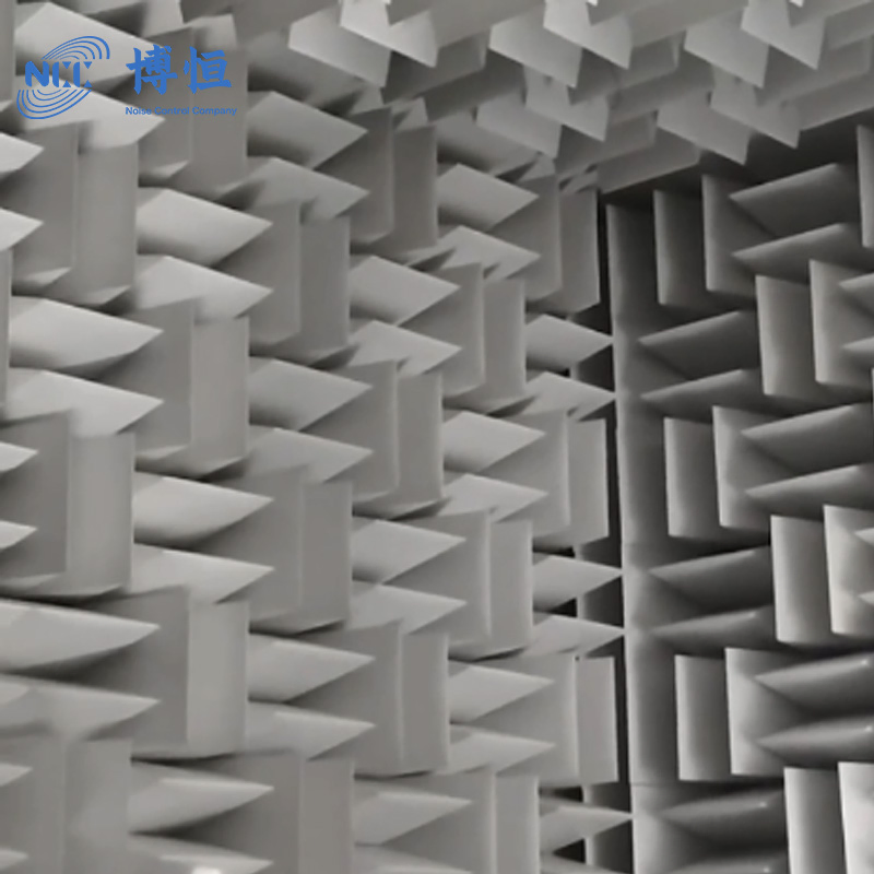 Anechoic Chamber - Laying Acoustic Wedge on The Walls