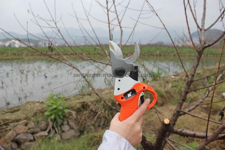 Lithium Battery 25mm 30mm 35mm 40mm 45mm Electric Pruner Scissors