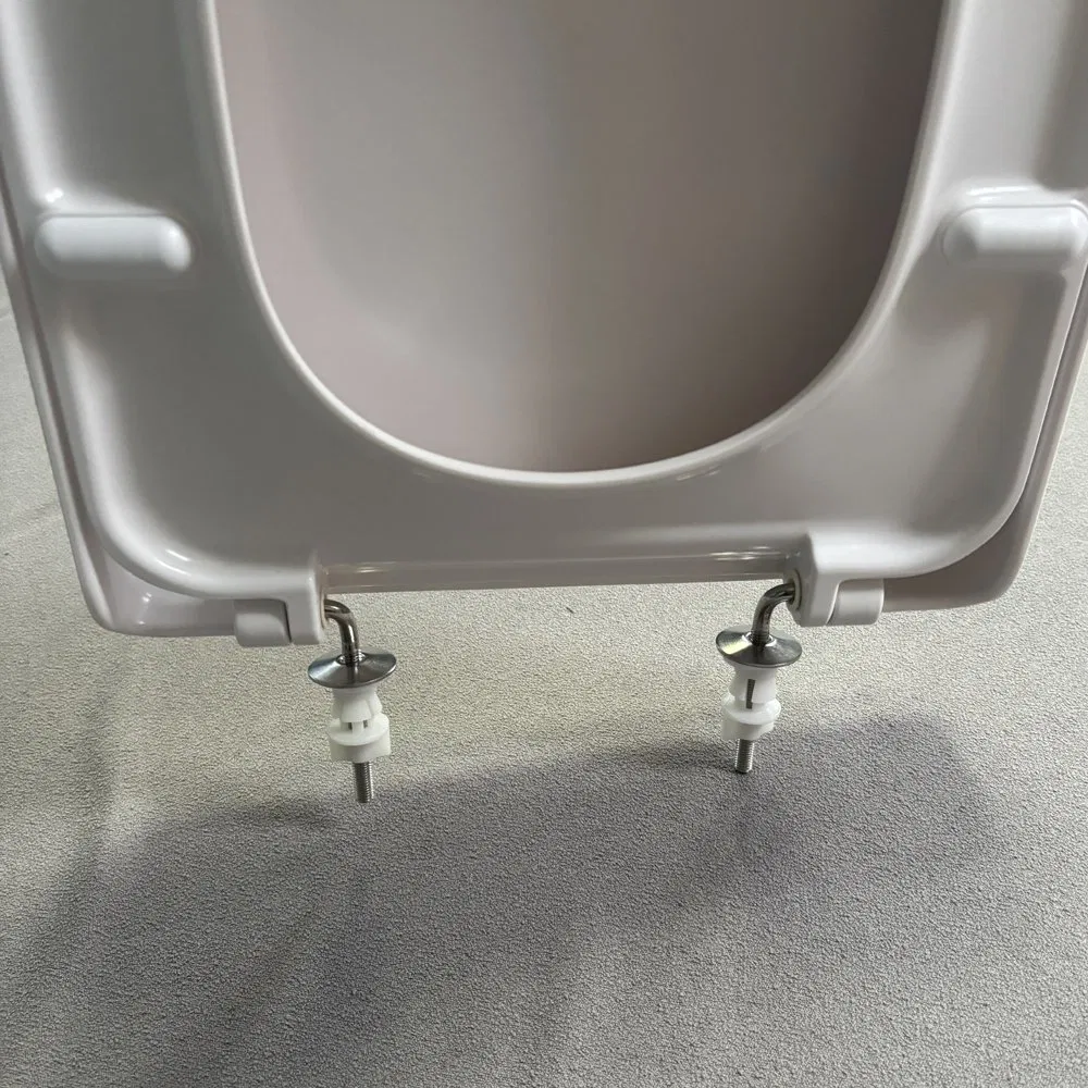 Wc Fixing Fittings Non Slow Close Square Toilet Seat Cover Duroplast UF Toilet Seat