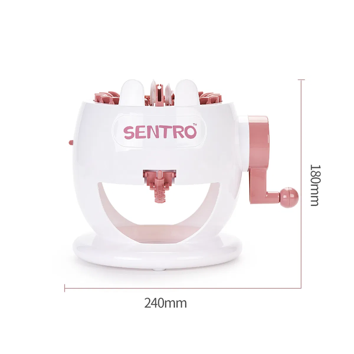 Handcraft Scarf Hat Socks Wool Weaving Loom Pink Knitting Machine