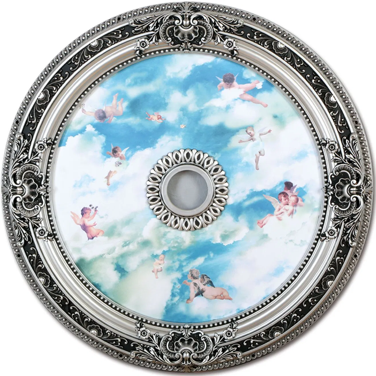 Banruo Round Ceiling Panel Pop Interior Design Ceiling for Building Decoration