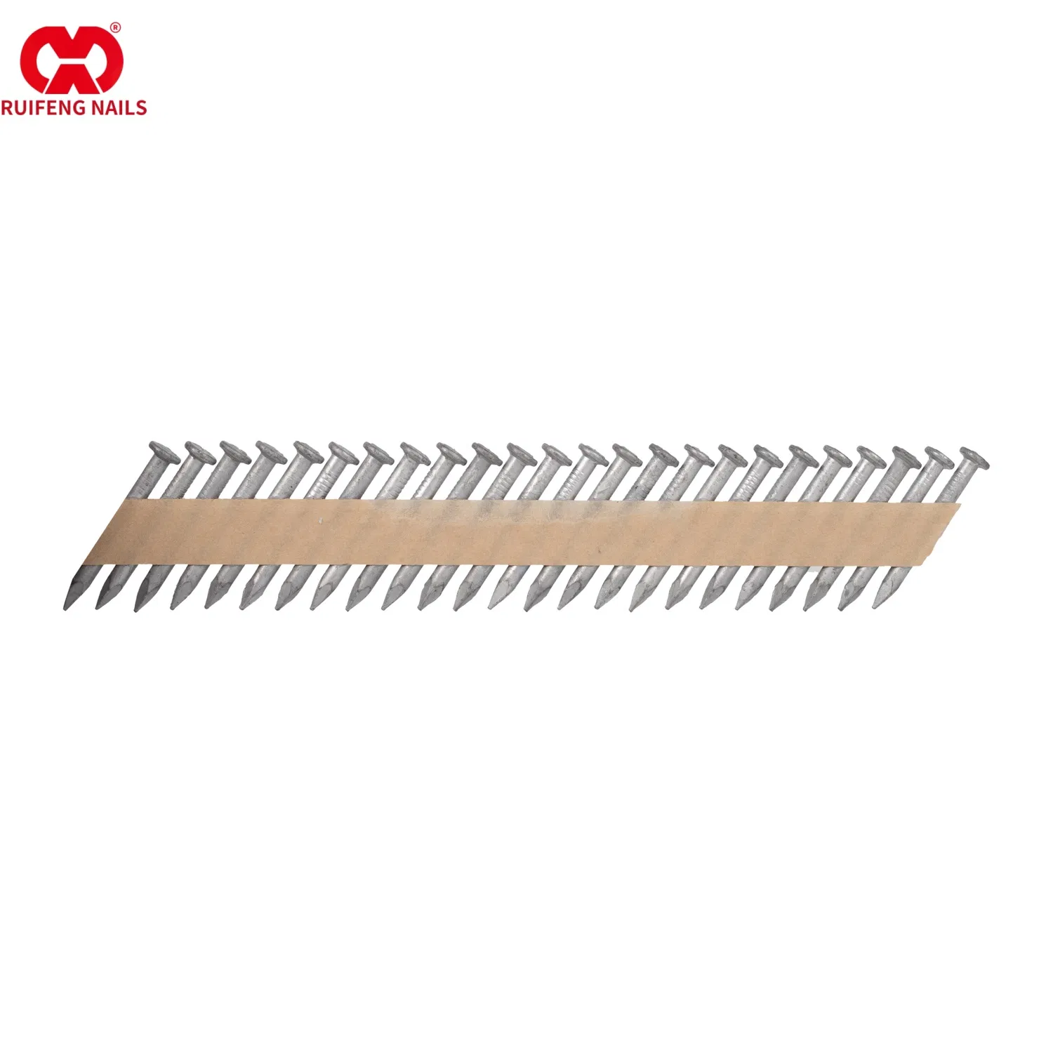 Ruifeng Wholesale Price Hardware Joist Hanger 34 Degree Galvanized Pneumatic Gun Nails (3000PCS)