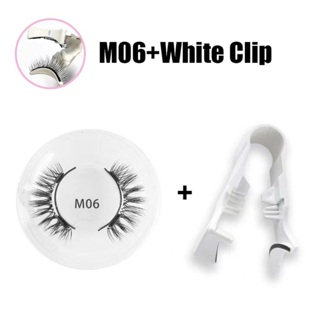 Hot Sell Non-Adhesive Magnetic with Clip Pair for Reusable Magnetic False Eyelashes