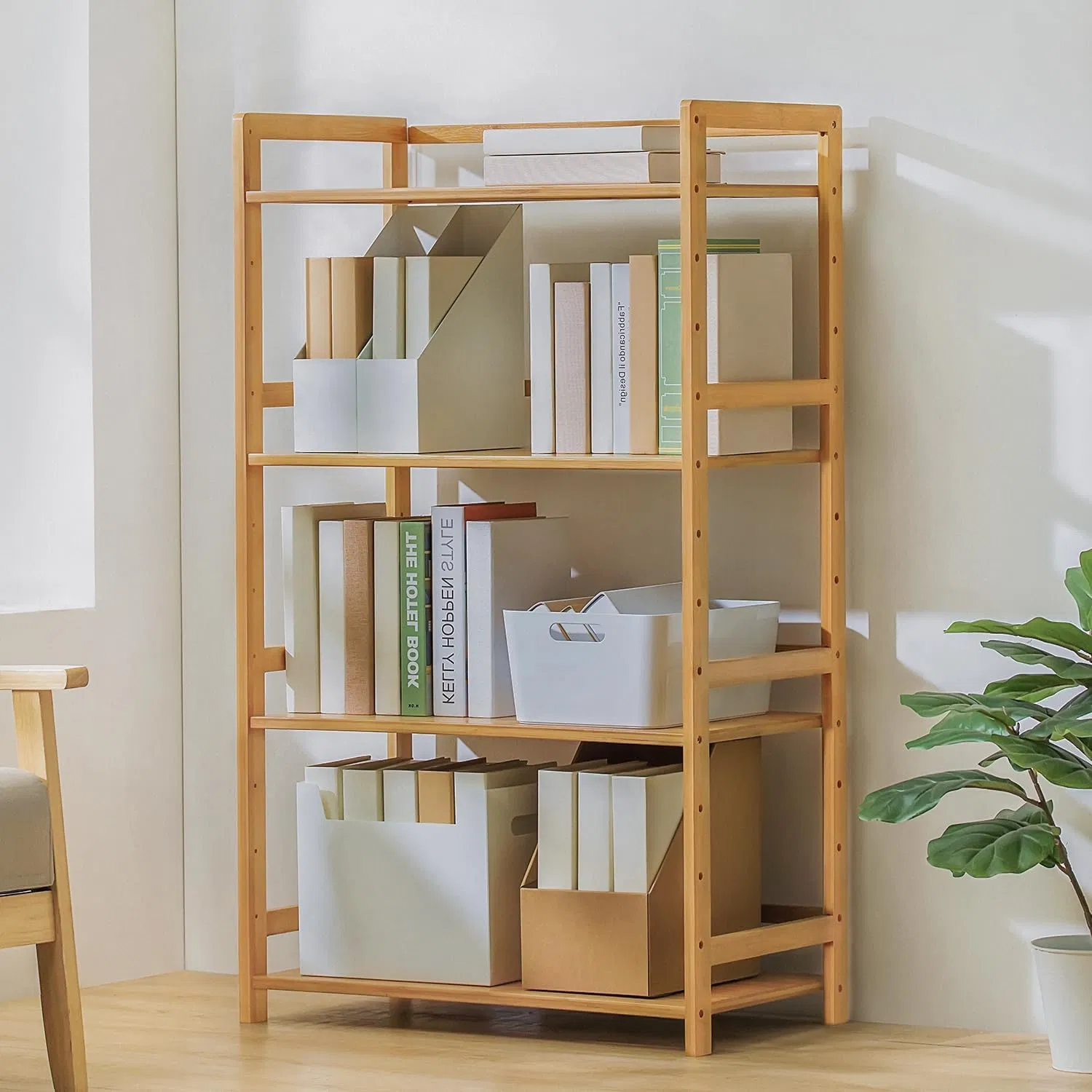 Bamboo Home Creative Living Room Bedroom Kitchen Bathroom Multi Functional Bamboo Storage Rack