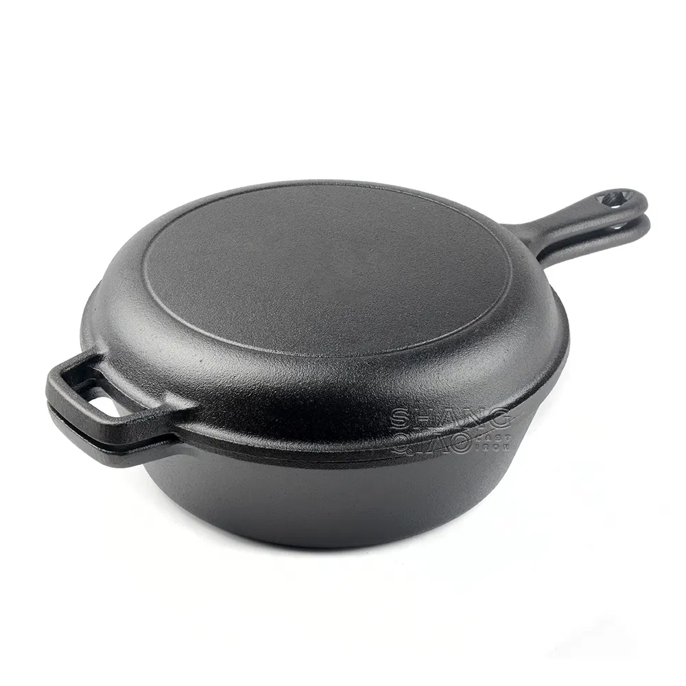 Чугунная форма для выпечки хлеба с крышкой