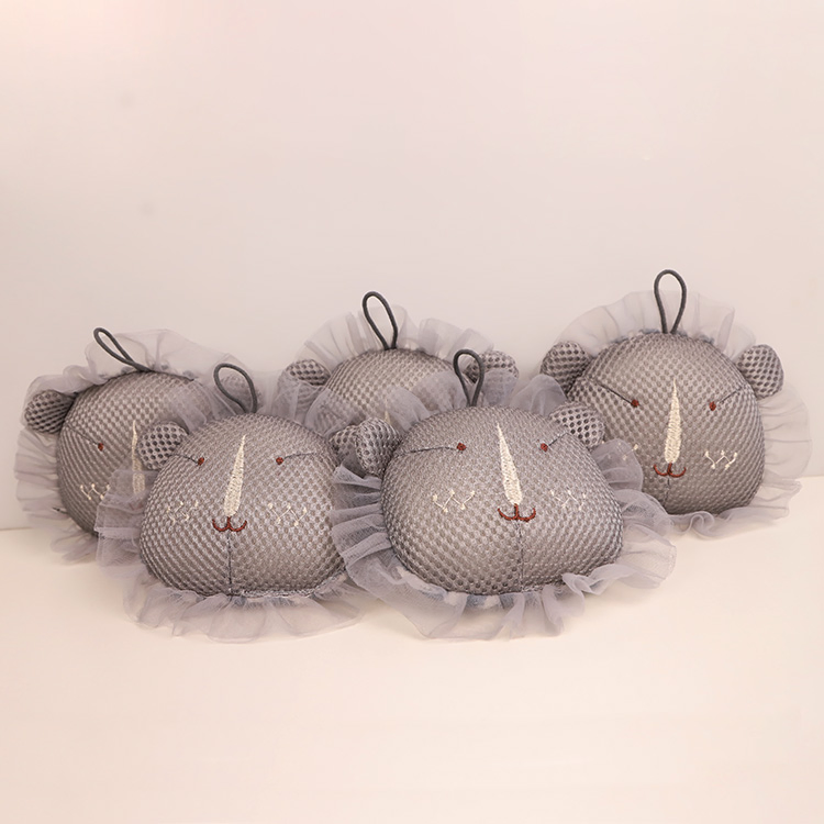 Own Factory Suppliers Sell High Quality, Sponge Bath Lion Skin Exfoliating Gloves for Men and Women Natural Sponged Bath