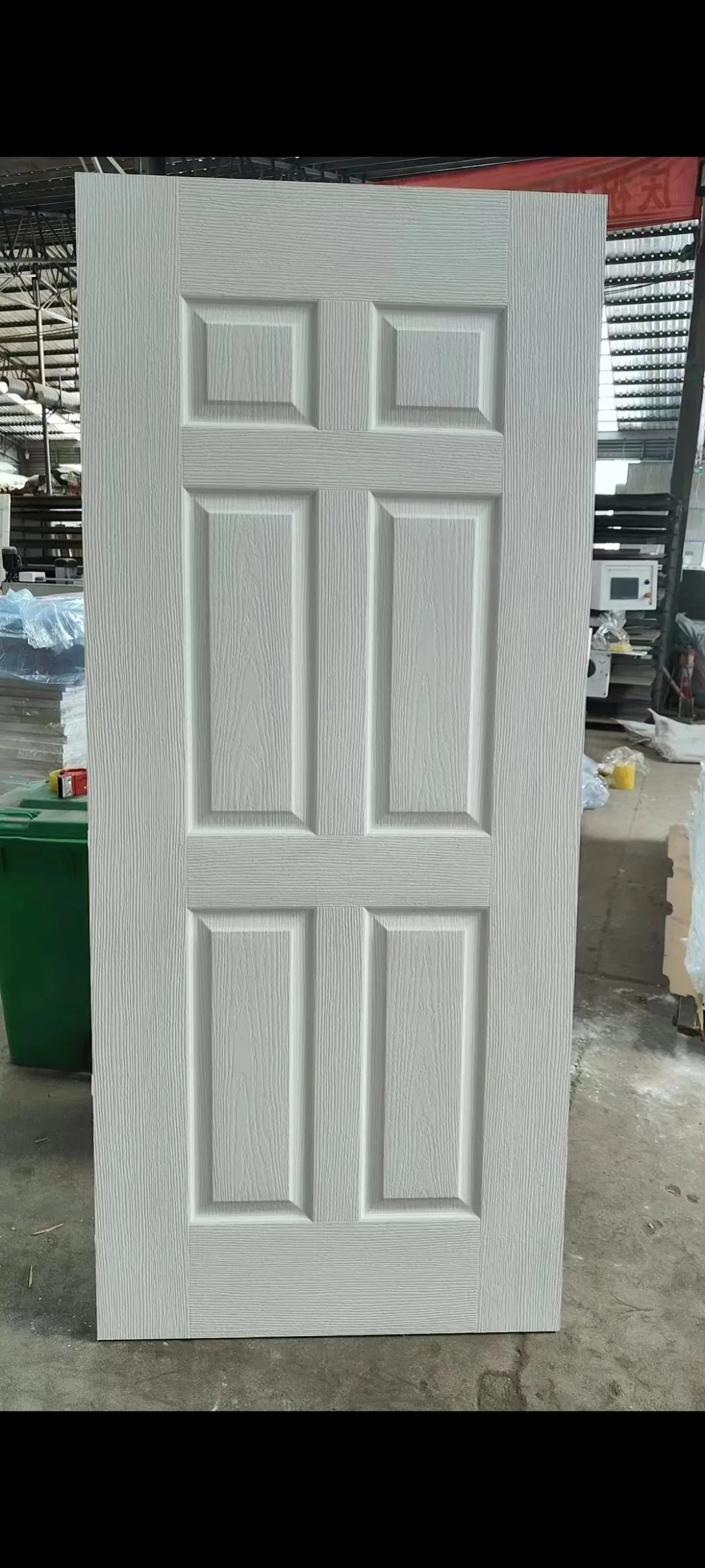 Factory-HDF/MDF Wooden Solid Core Flush Design Swing Internal Wood Door