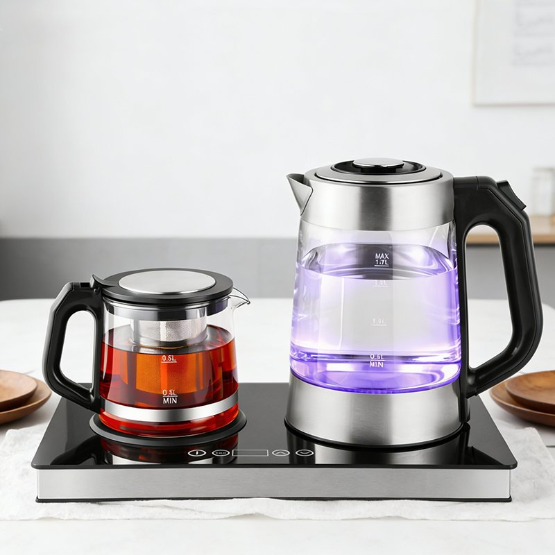 Smart Touch Screen Switch Cordless Electric Jug Kettle 1800W Powerful Temperature Control Hot Water Boiler Tea Maker and Teapot