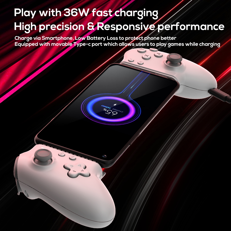 S3 Type-C Wired & Bt Wireless Multi-Mode Joystick Mobile Phone Gamepad for Android & Ios