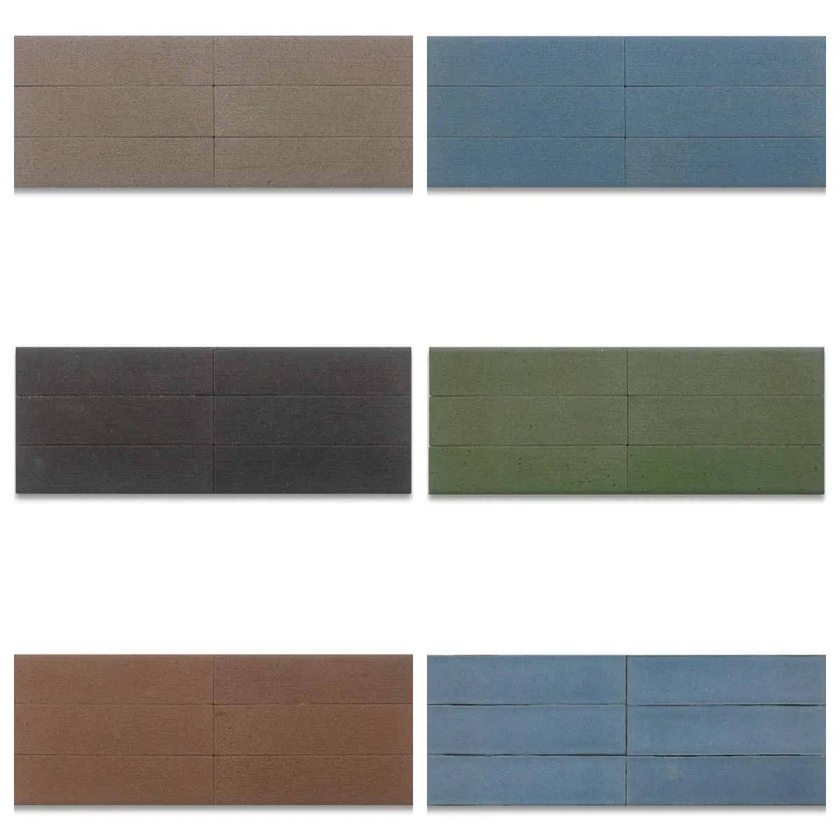 Керамическая плитка для стен 75x300 мм, цвет Palm Green