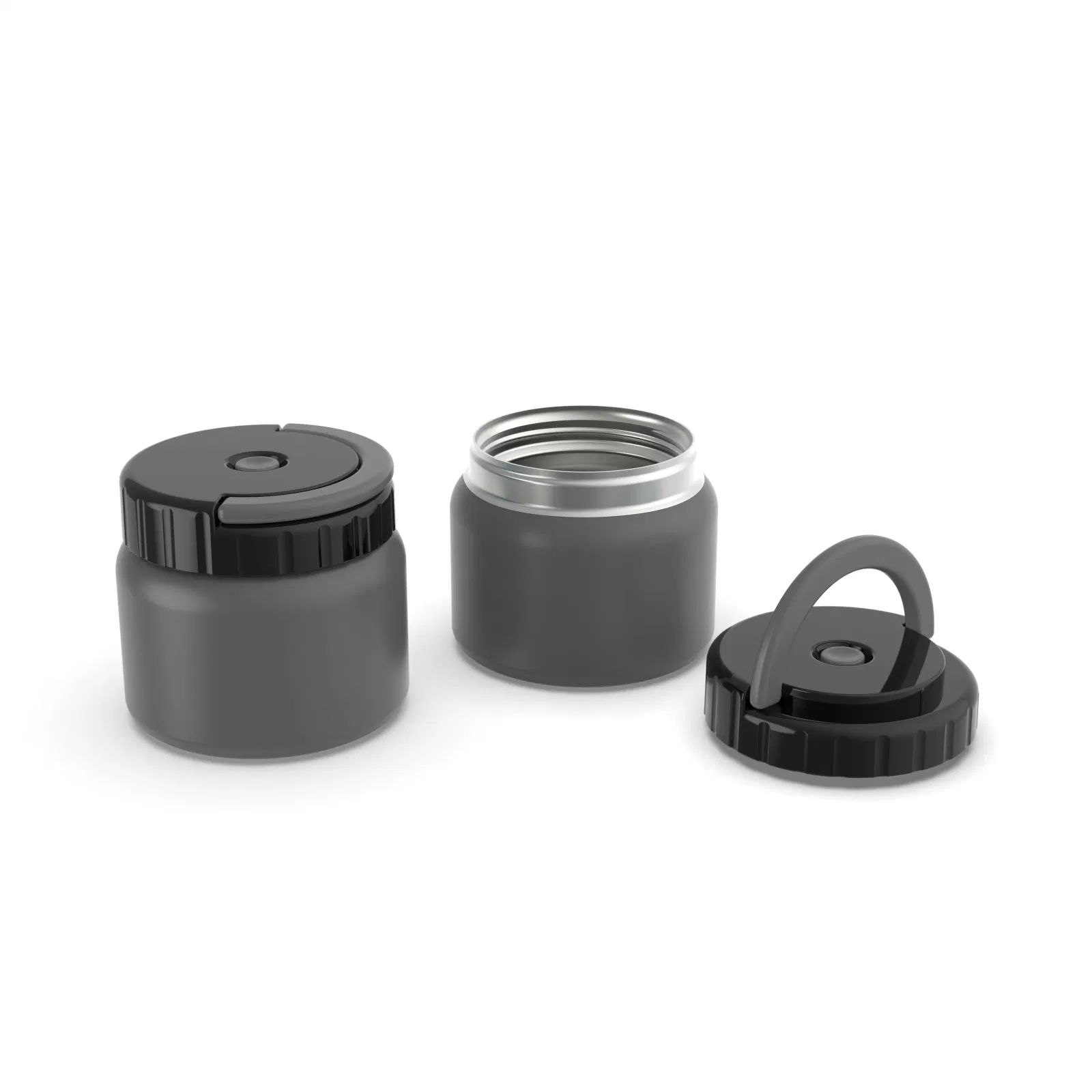 Aohea Obm ODM Stainless Steel Snack Jar for Kids 6 Oz Leak Proof Small Food Storage Container with Silicone Lid 304 Metal Toddler Lunch Box for Daycare S