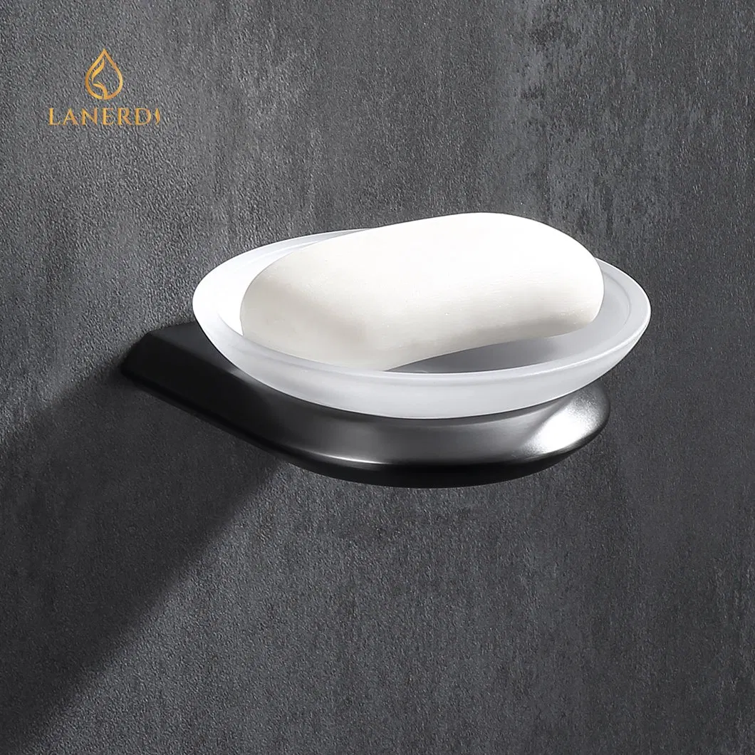 Мыльница металлическая Gun Metal, настенная