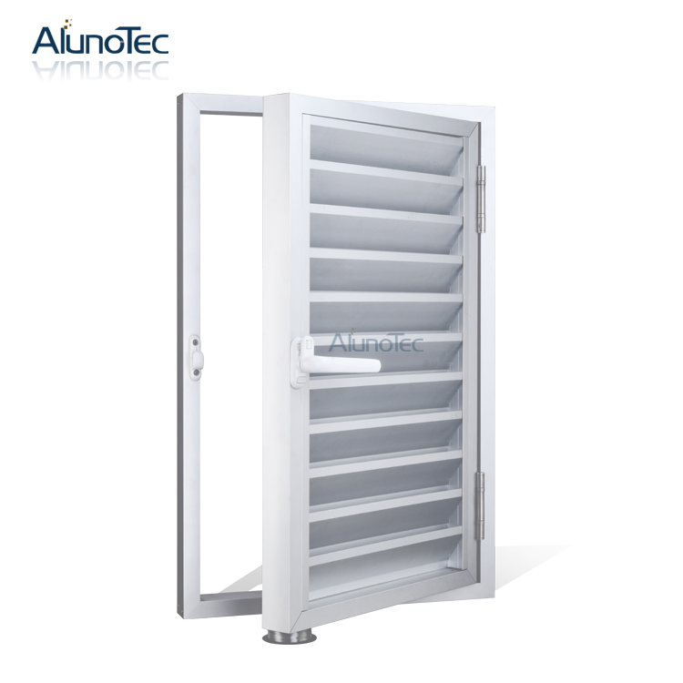 Customized Louvered Window Glass Louvre Window with Security Mesh