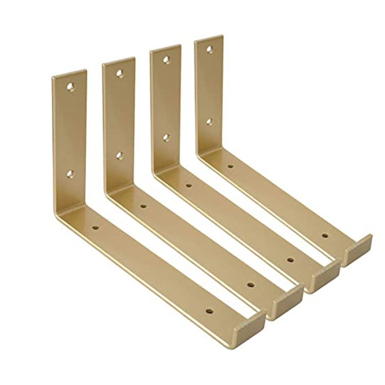 Стальные настенные кронштейны для полок черные