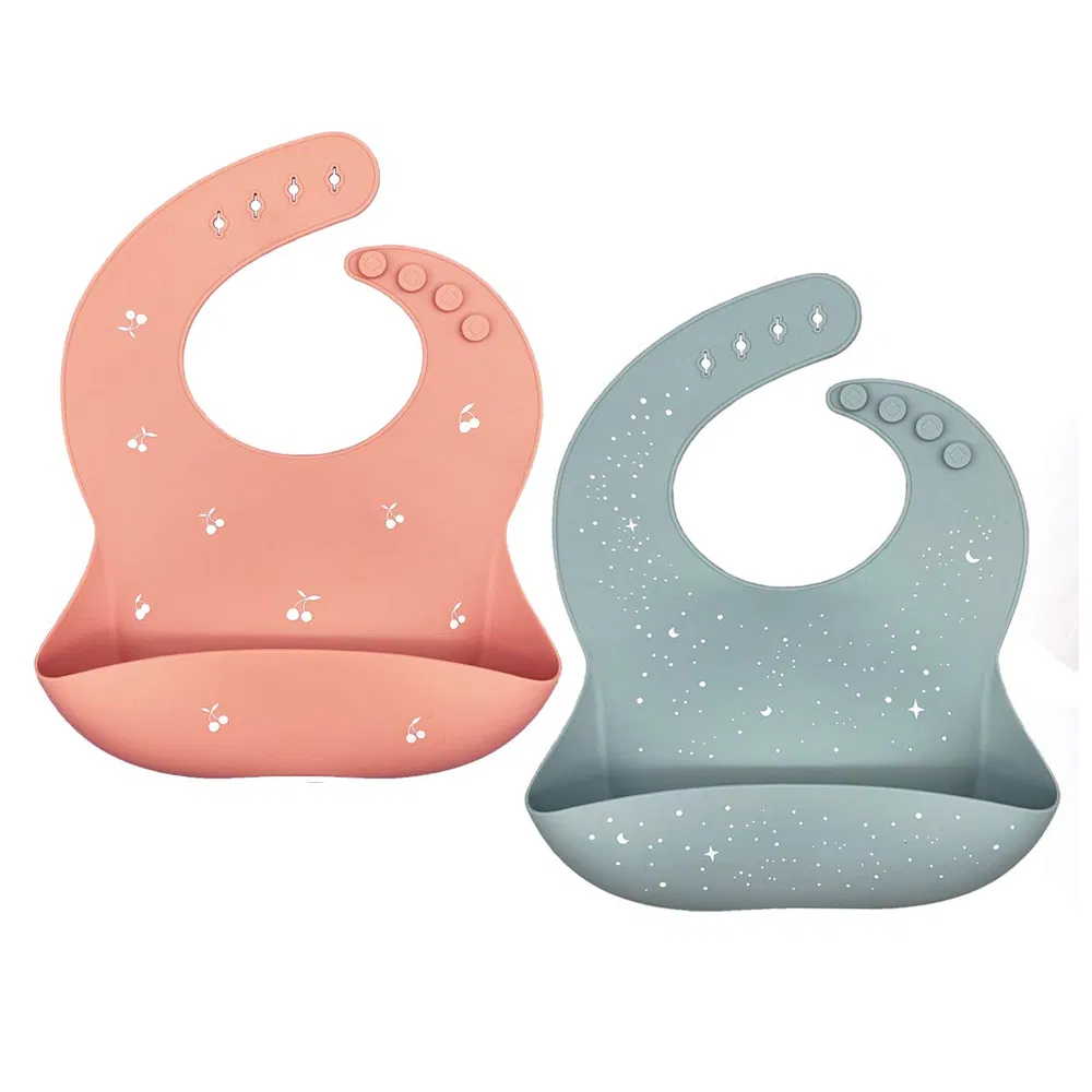 Cartoon Idea for a Four-Year-Old Silicone Bib Silicone Baby