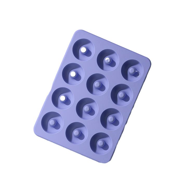 12 Cavity Silicone Doughnut Mold Cake Mould Food Grade Thickened