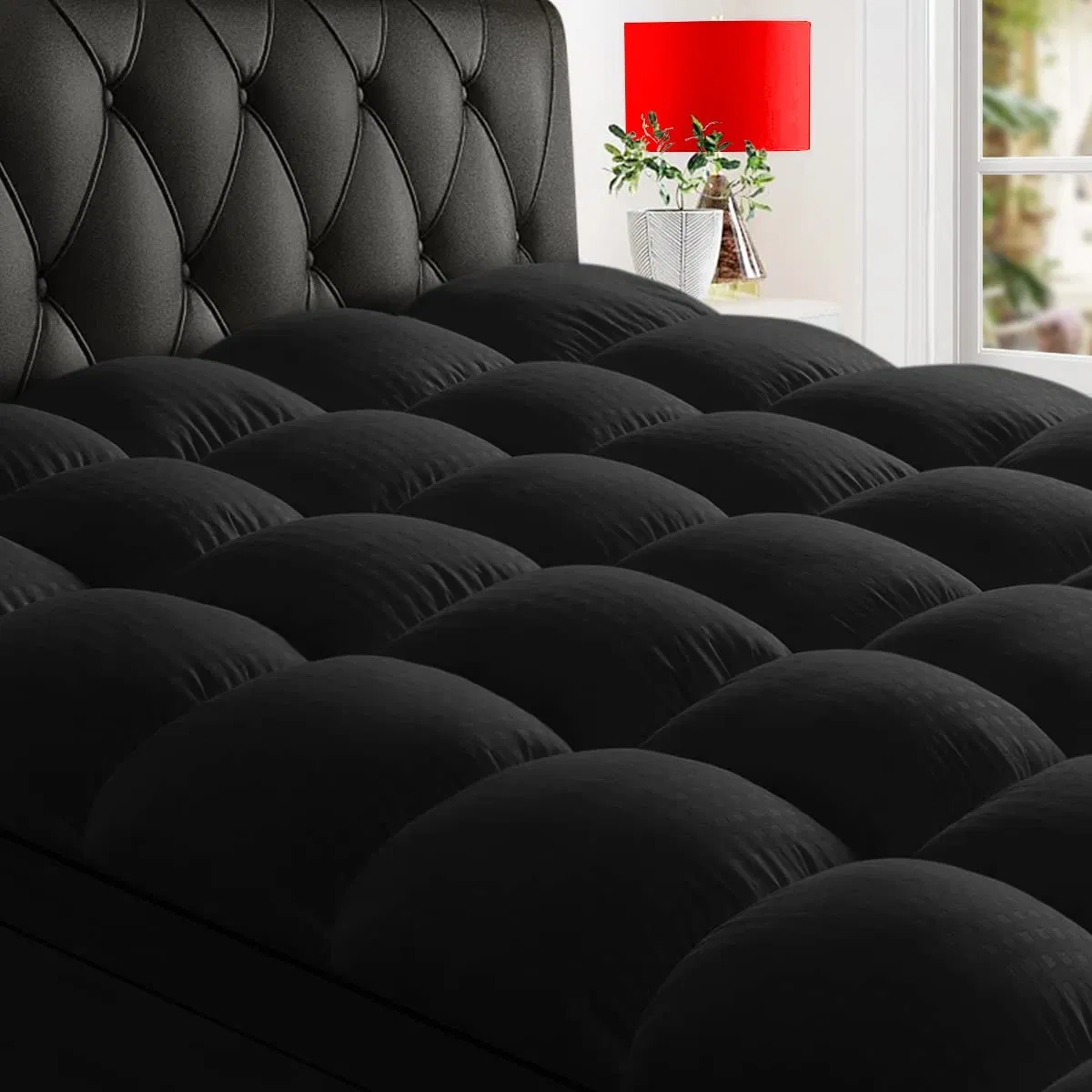 Down Alternative Mattress Topper Bedspread Bed Cover Cotton Mattress Topper Spring Mattress