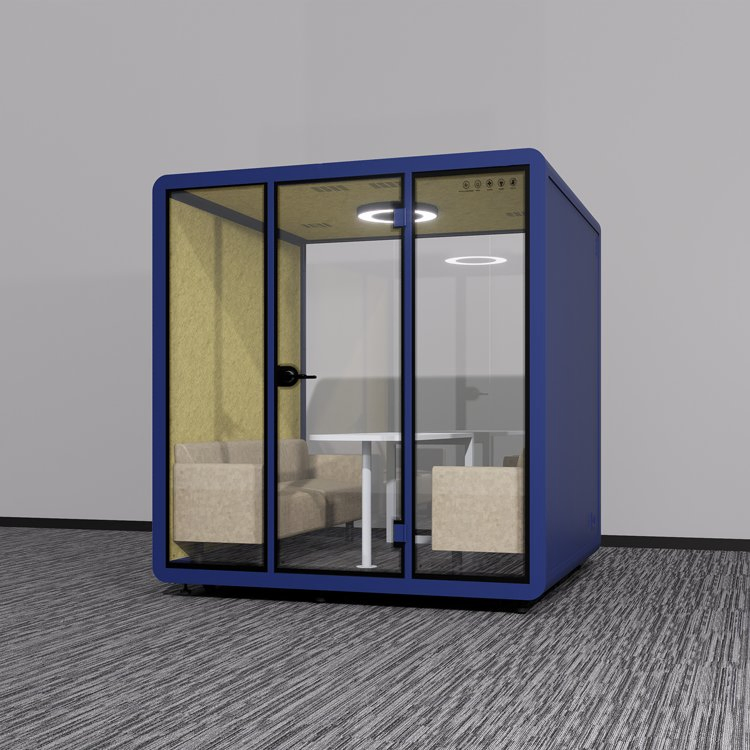 Soundproof Reading Room with Sound-Absorbing Cotton for Library Kindergarten Reading Nook
