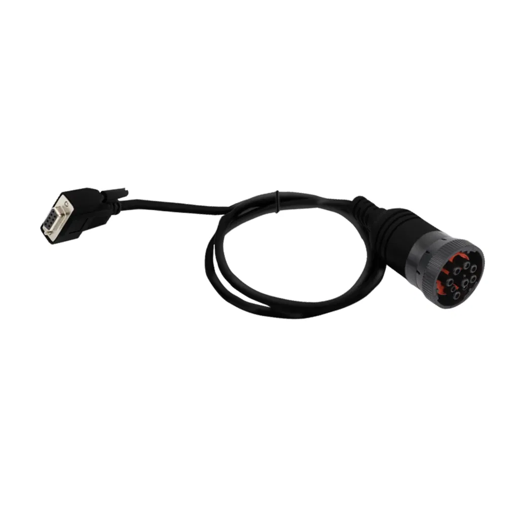 Кабель OBD2 OBD II J1939 9 Pin Deutsch для авто, черный