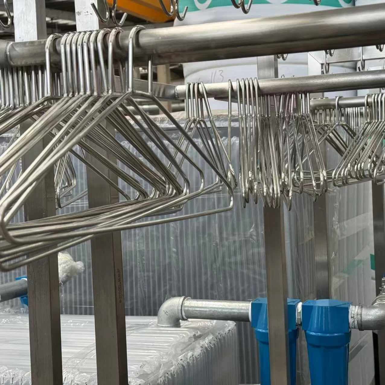 Durable Industrial-Grade Stainless Steel Multi-Functional Clothing Rack