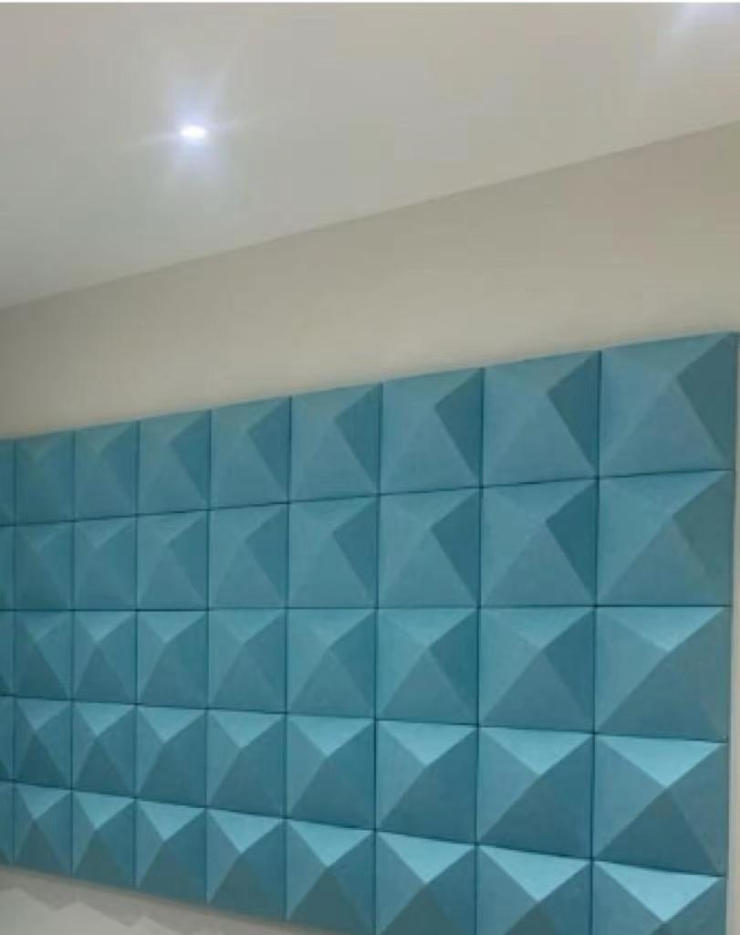 Polyester Fiber 3D Soundproofing Acoustic Panel From Kingkus