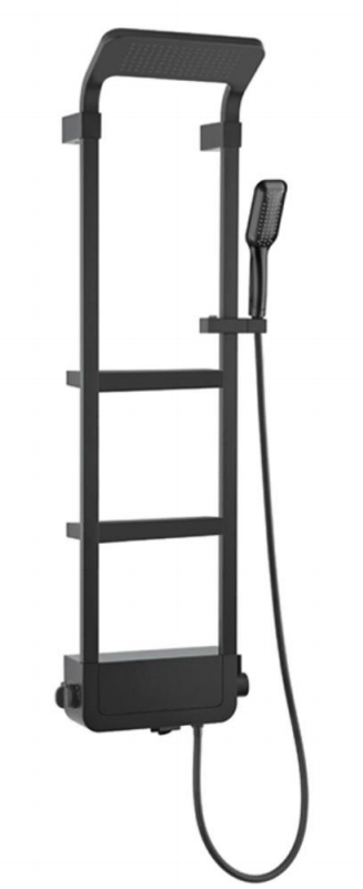 All Copper Rain Shower Set Screen Storage Rack Intelligent Constant Temperature Digital Display Shower Set