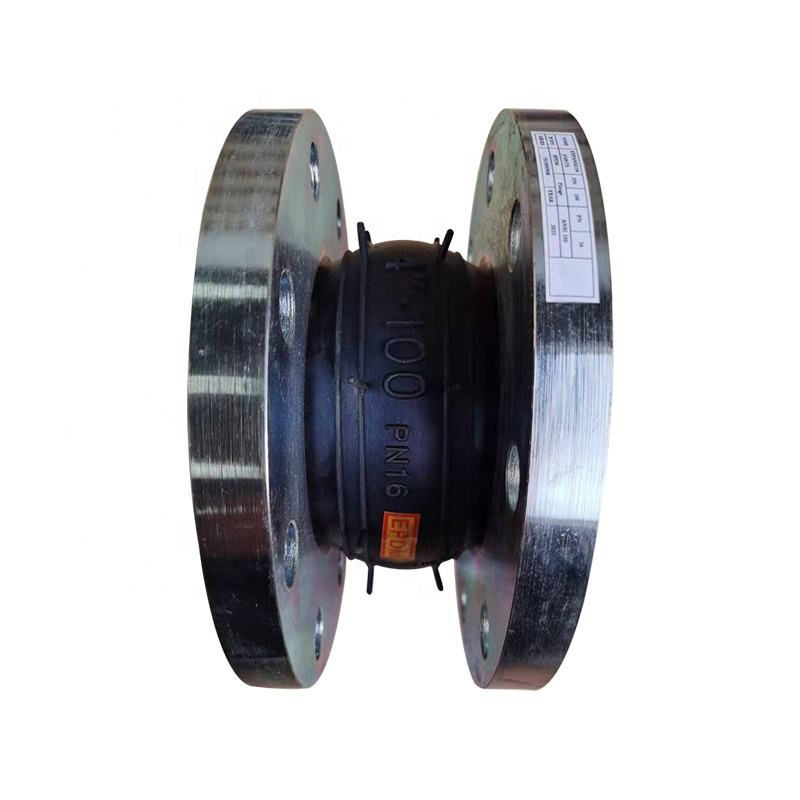 Steel Flange Connection Building Bridge EPDM Rubber Expansion Joint with Vacuum Ring