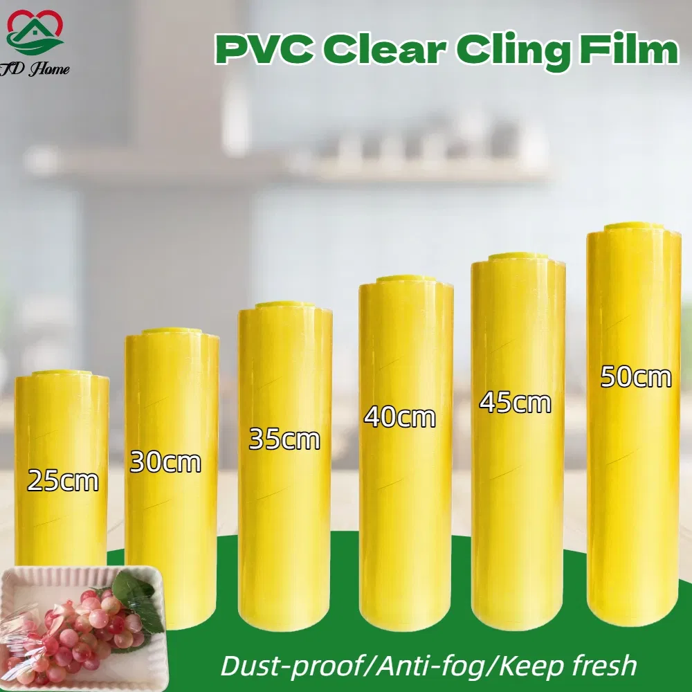 40cmx300yd Strong PVC Cling Food Film Wrap in Stock