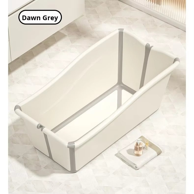 Детская складная ванночка из бамбука для новорожденных