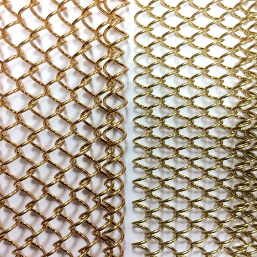 Architectural Woven Metal Fabric for Interior Design Curtains and Facades