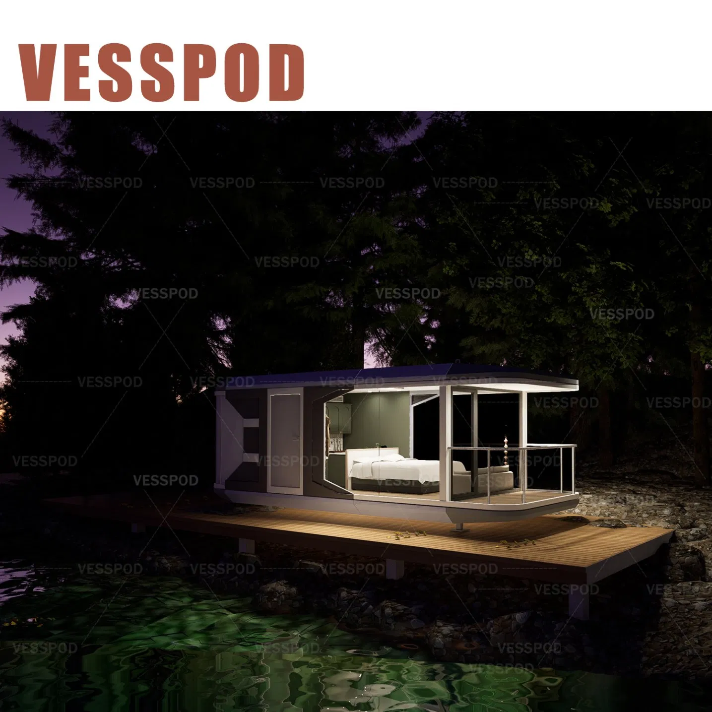 Light Steel Structure Prefabricated House 2023 North Carolina Modular House for Capsule Hotel and Apartment