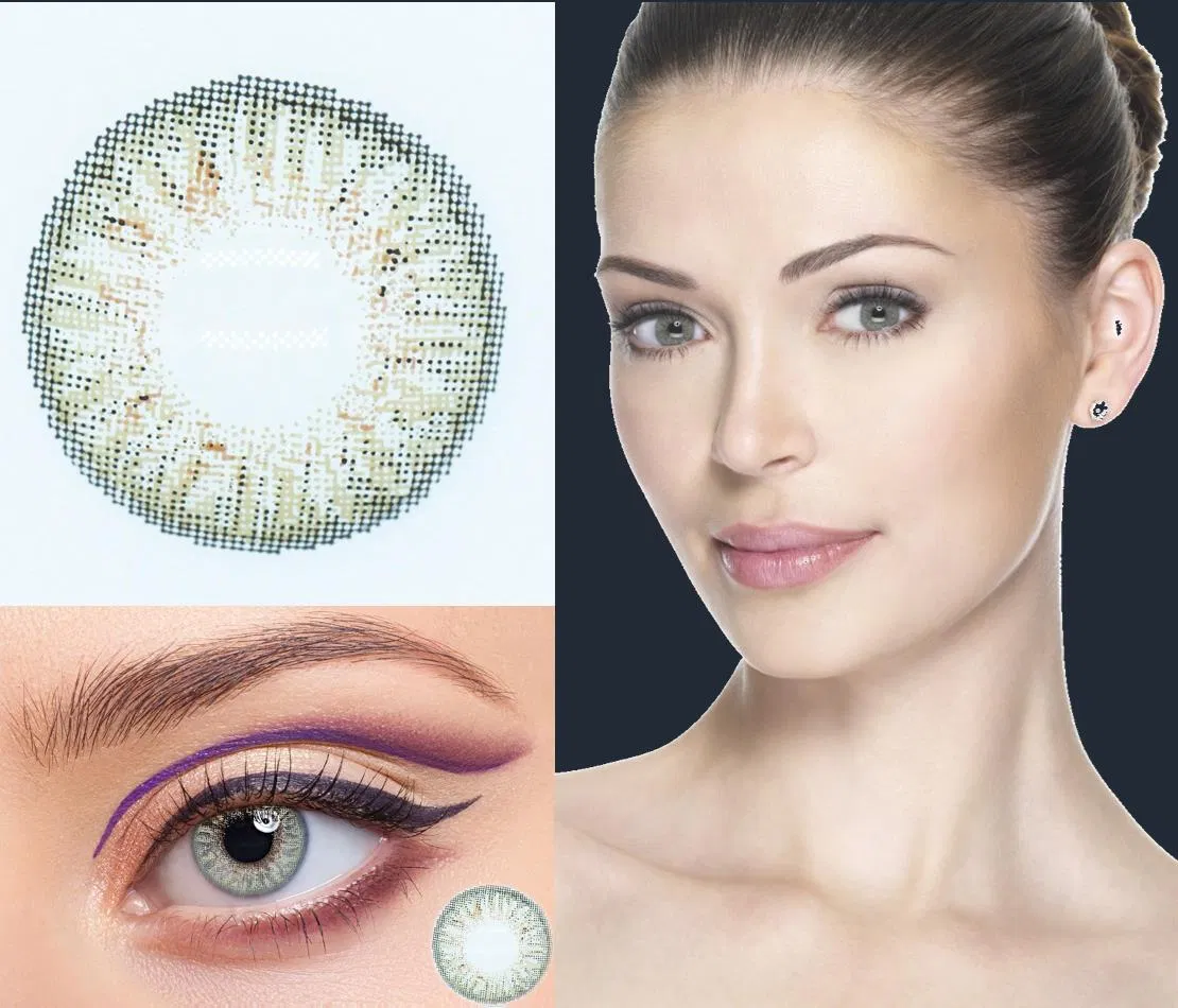 China Best OEM/ODM Aannual 2PCS/Pair Colored Eye Contact Lenses