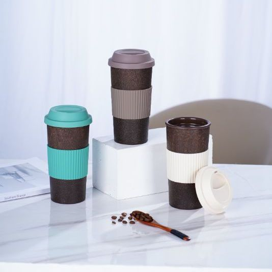 Экологичная кофейная кружка из бамбукового волокна
