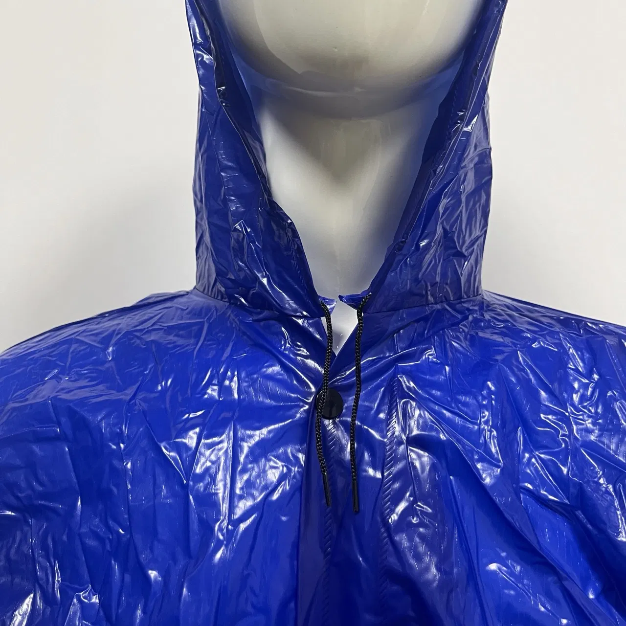 Blue Disposable Outdoor Riding Split Rain Coat Waterproof Motorcycle Suit
