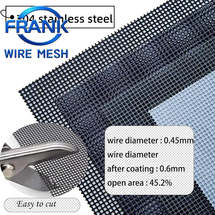 Corrosion Resistant Powder Coating 11 Mesh 304 316 Stainless Steel Anti Theft Security Window Screen for High Rise Balcony Fall Protection