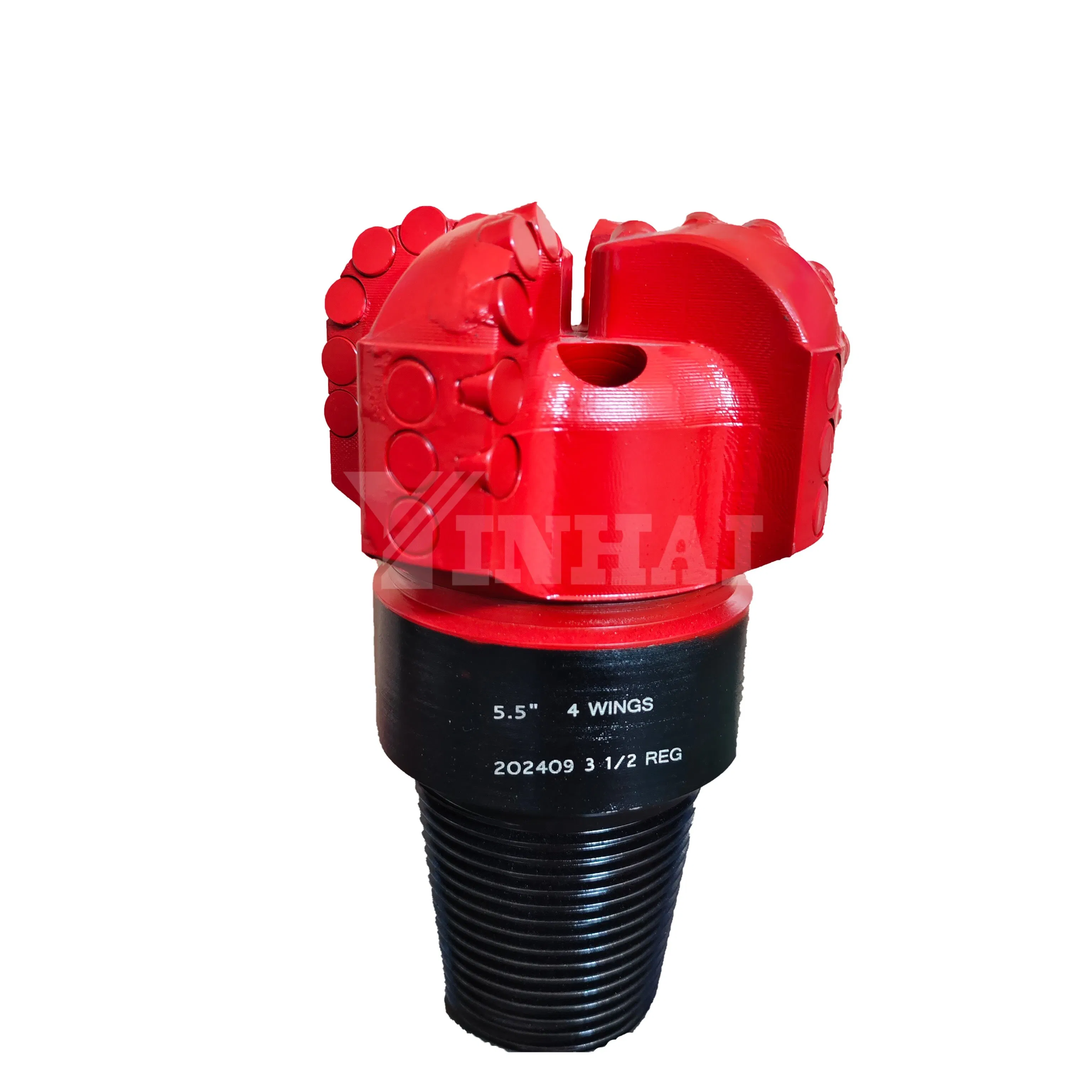 5 1/4" 5 1/2 Inches PDC Drill Bit 133-139mm Diamond Bit 3 Blades 4 Wings