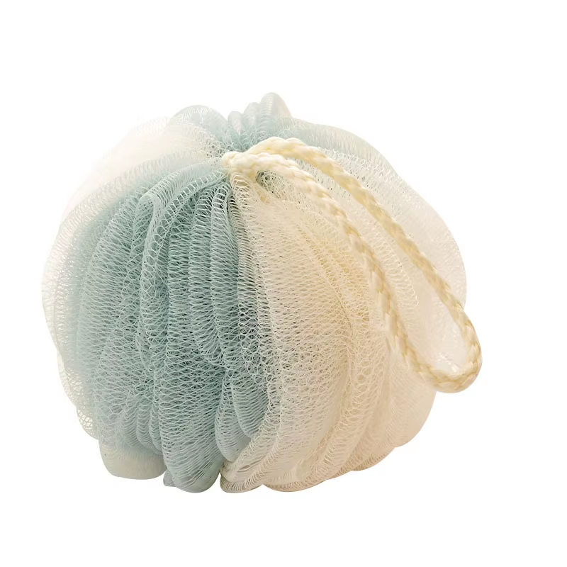 Sofe Natural Body Scrubber Mesh Shower Bath Balls Sponge Loofah Bath Sponge Body for Exfoliating Custom Logo